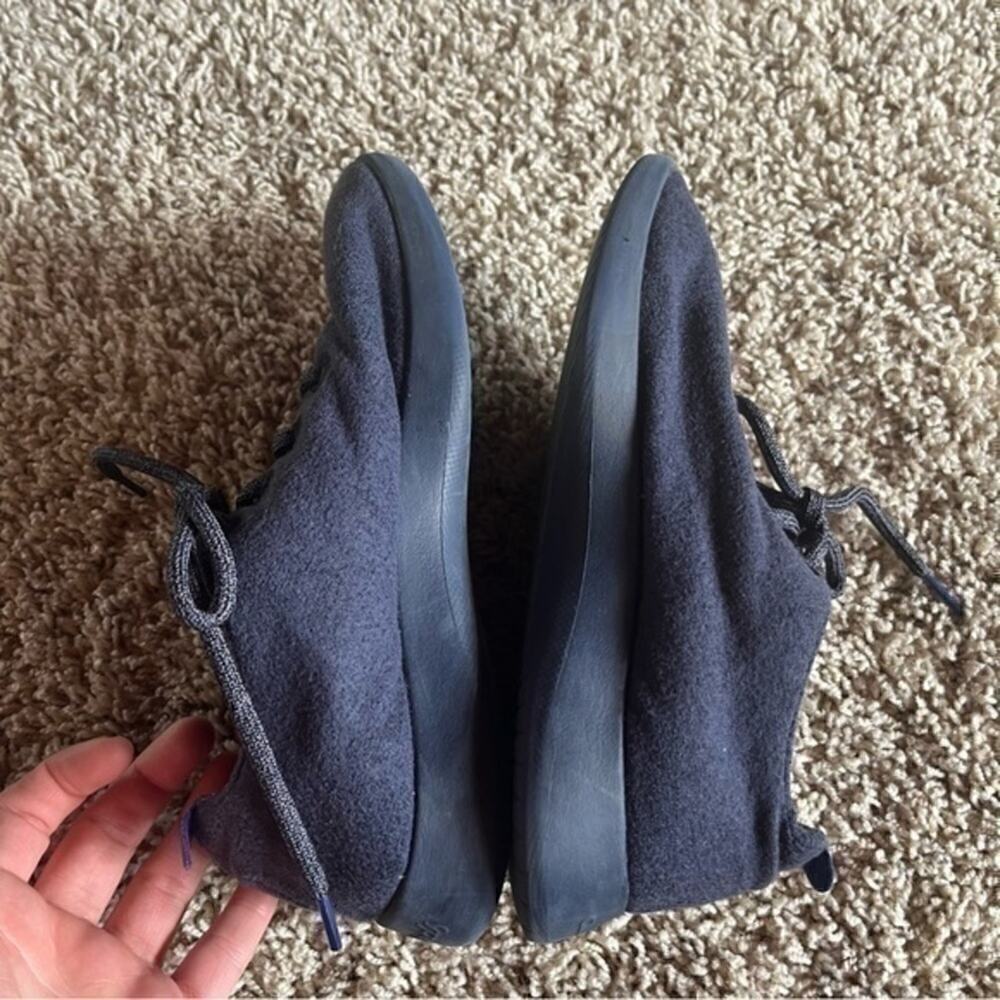 Allbirds Wool Runners Navy Blue Lace Up Sneakers Women’s Size 8 - Picture 7 of 11